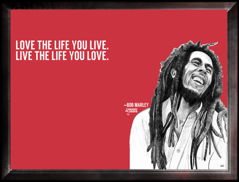 Bob Marley Quotes Canvas Art , Art \u0026 Paintings posters in